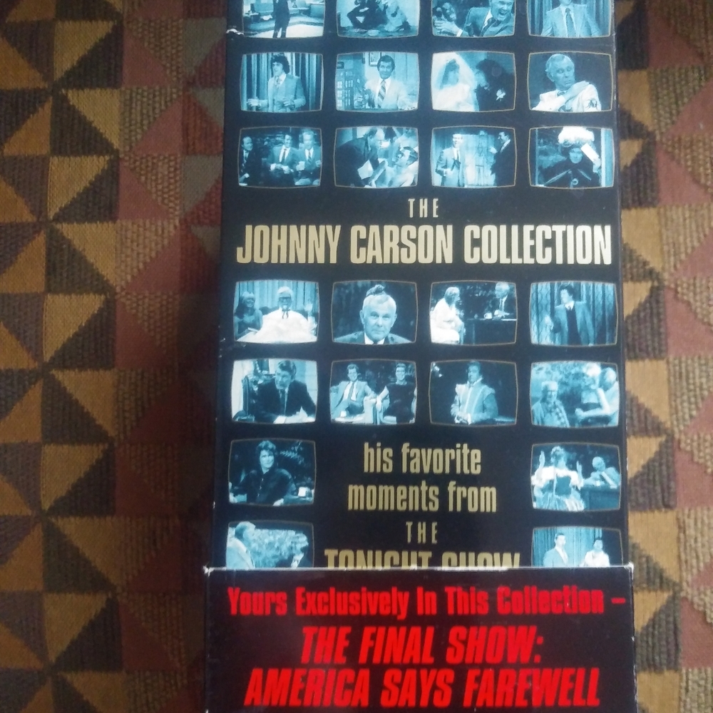 The Johnnie Carson Collection VHS Tapes (4pk)